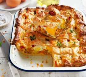 Egg, Bacon and Veggie Pie